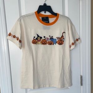 Disney Winnie the Pooh Cream and Orange Pumpkin Tee